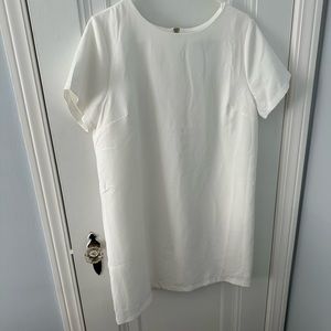 White Lulus Tshirt Dress